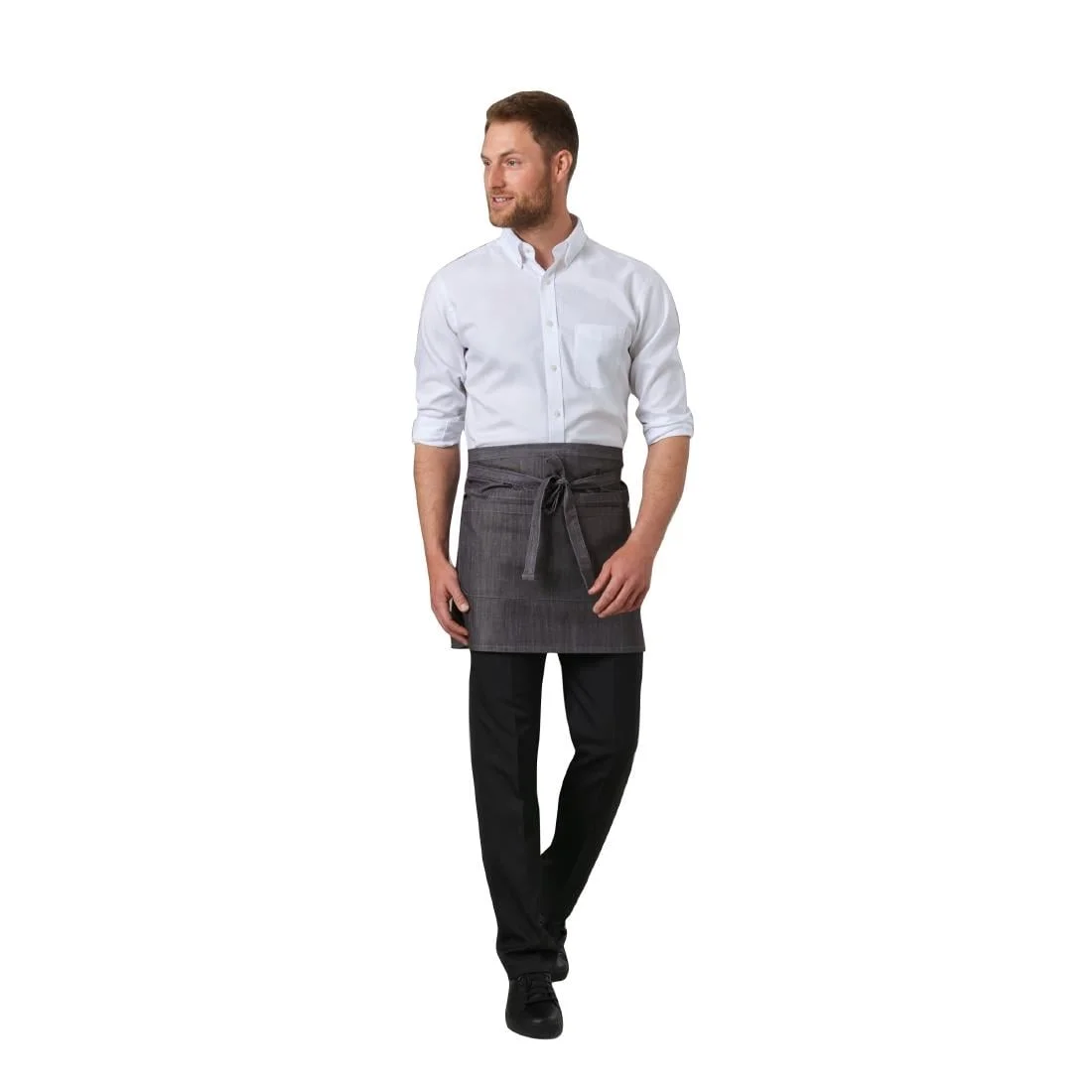 Brook Taverner Mens Short Leg Mars Black Waiting Trousers - Image 2