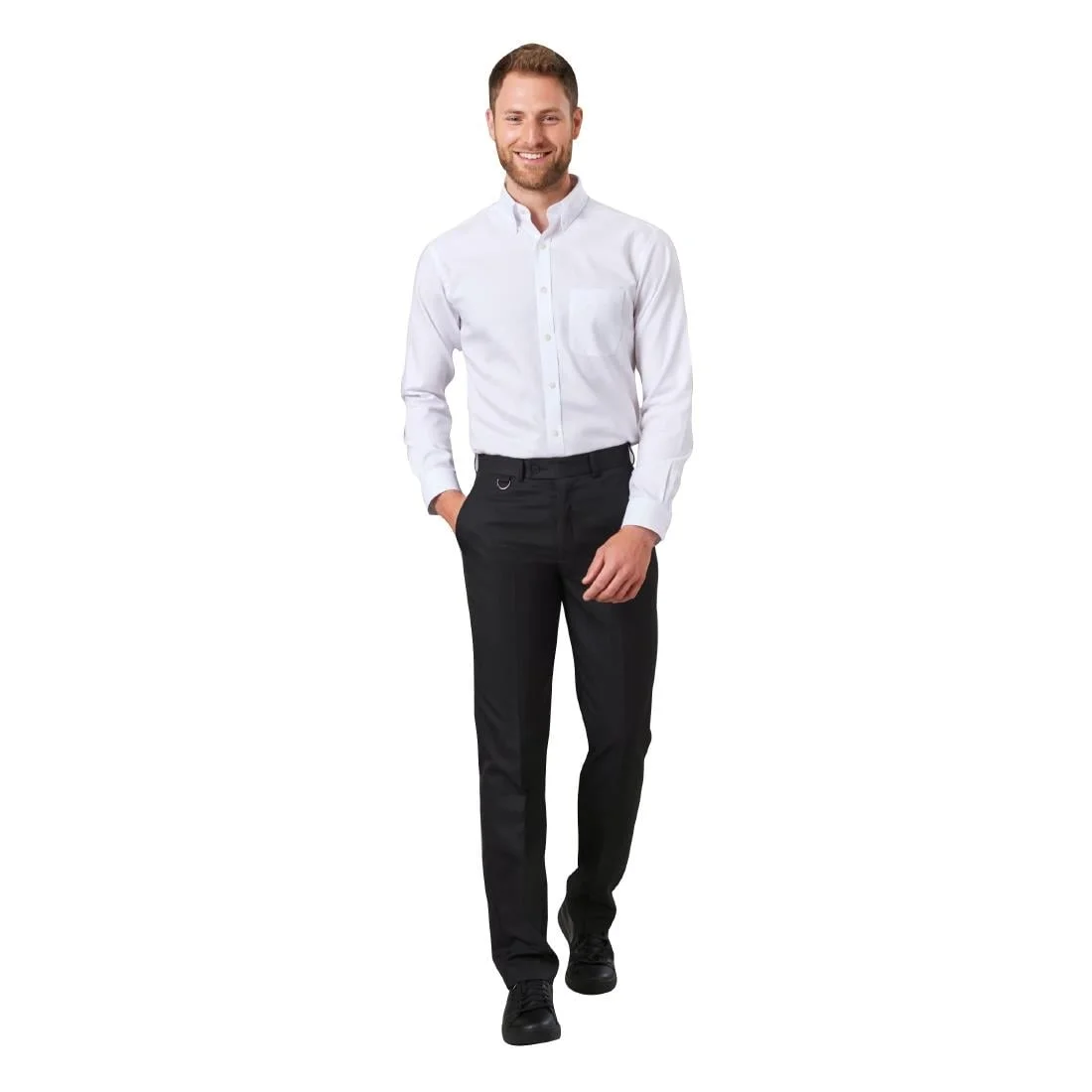Brook Taverner Mens Short Leg Mars Black Waiting Trousers - Image 4