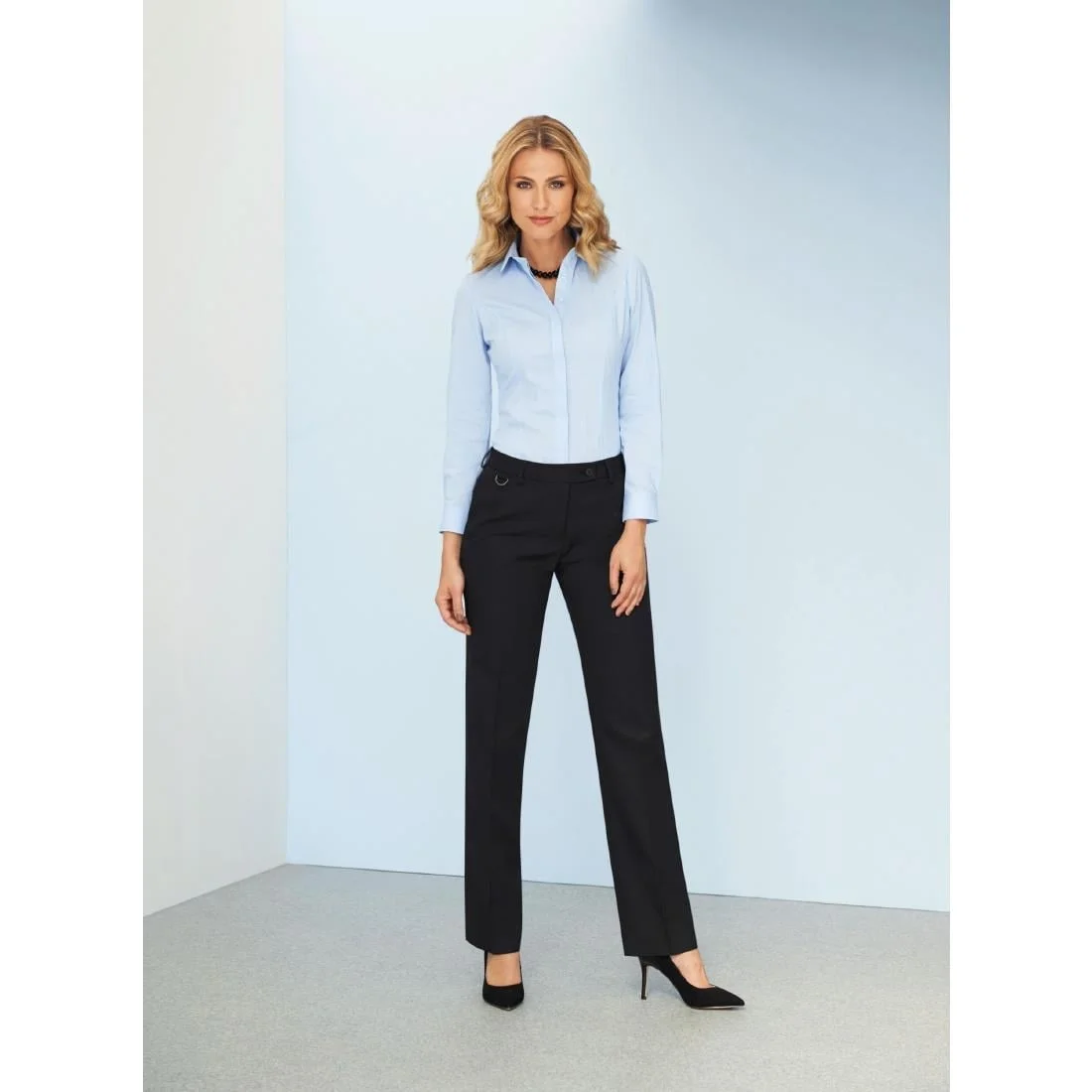 Brook Taverner Ladies Venus Petite Black Waiting Trousers - Image 4