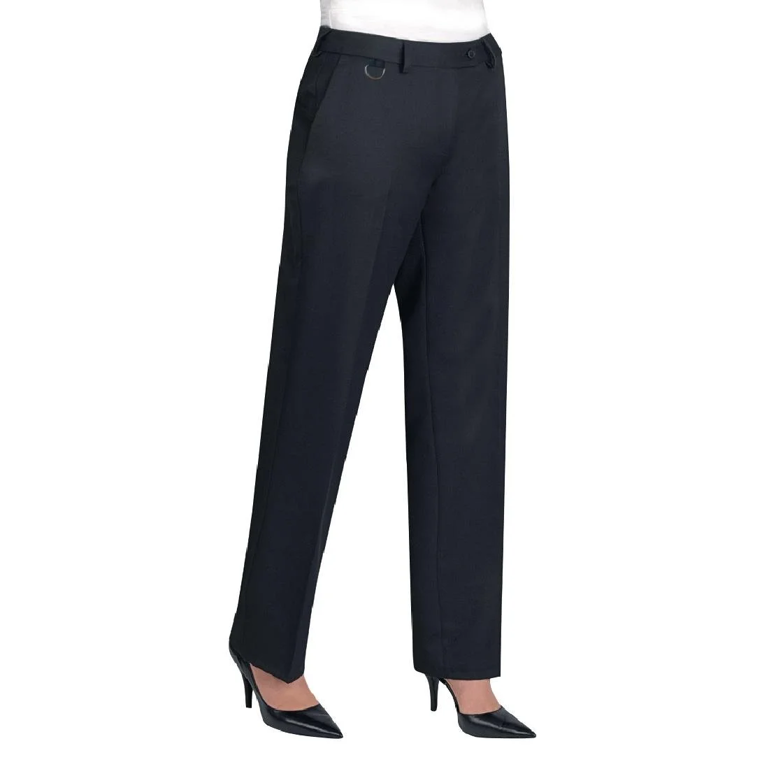 Brook Taverner Ladies Venus Long Leg Black Waiting Trousers