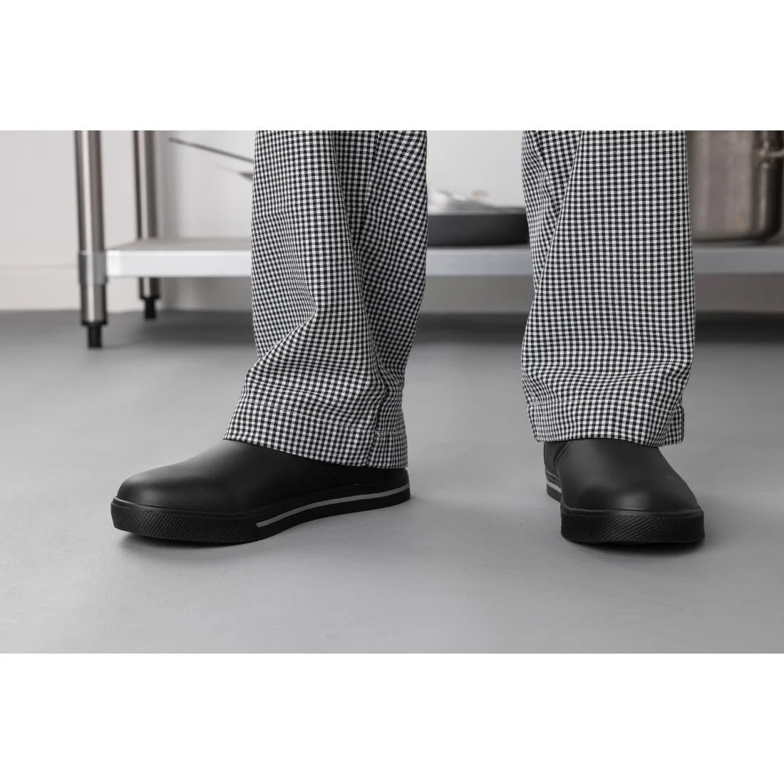 Slipbuster Recycled Microfibre Slip-on Shoe Matte Black - Image 3
