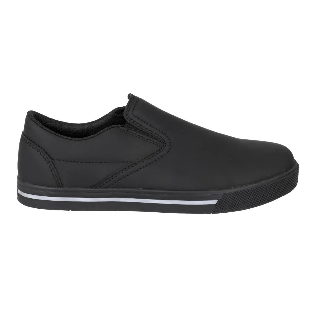 Slipbuster Recycled Microfibre Slip-on Shoe Matte Black - Image 5