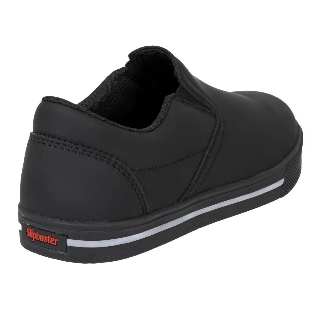 Slipbuster Recycled Microfibre Slip-on Shoe Matte Black - Image 7