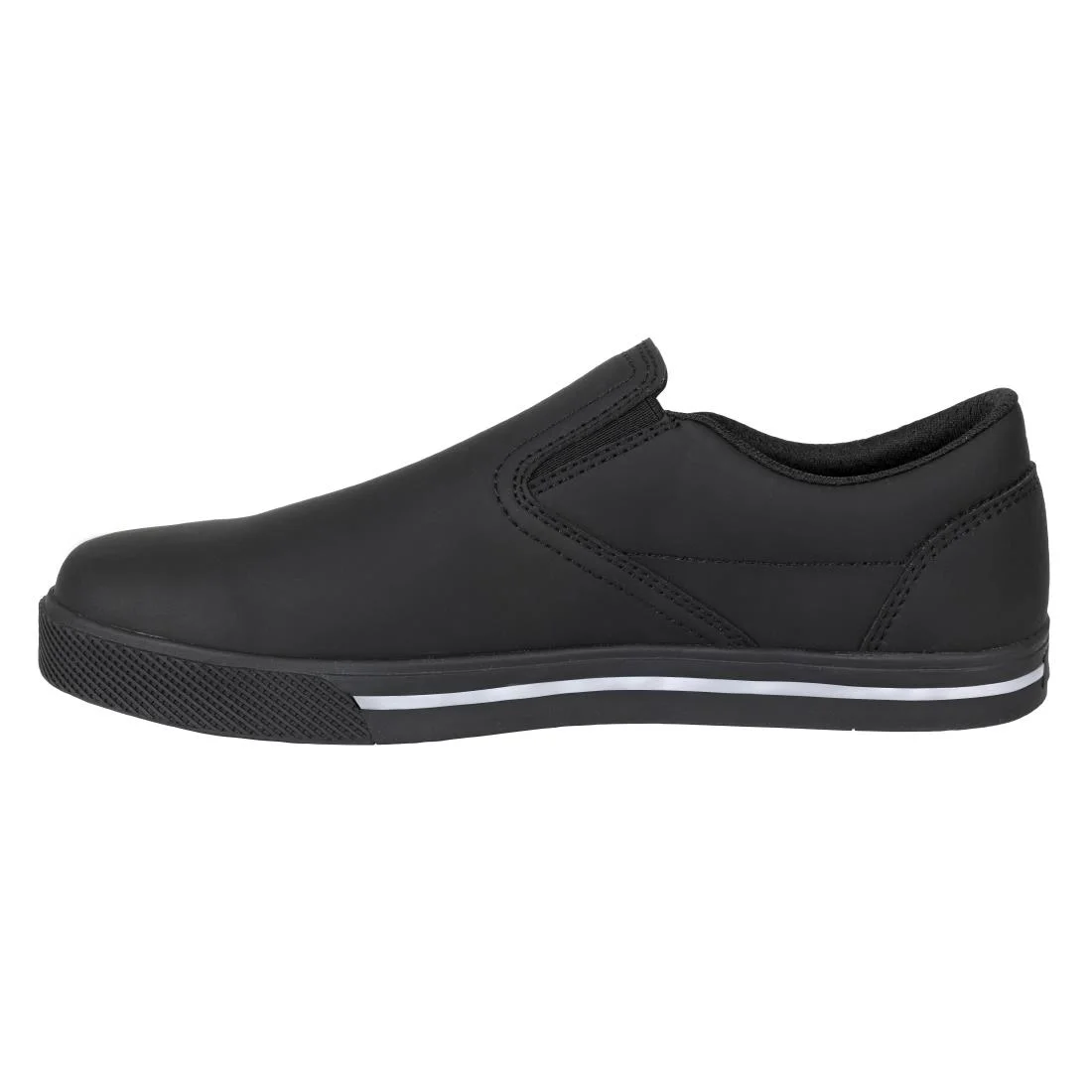 Slipbuster Recycled Microfibre Slip-on Shoe Matte Black - Image 9