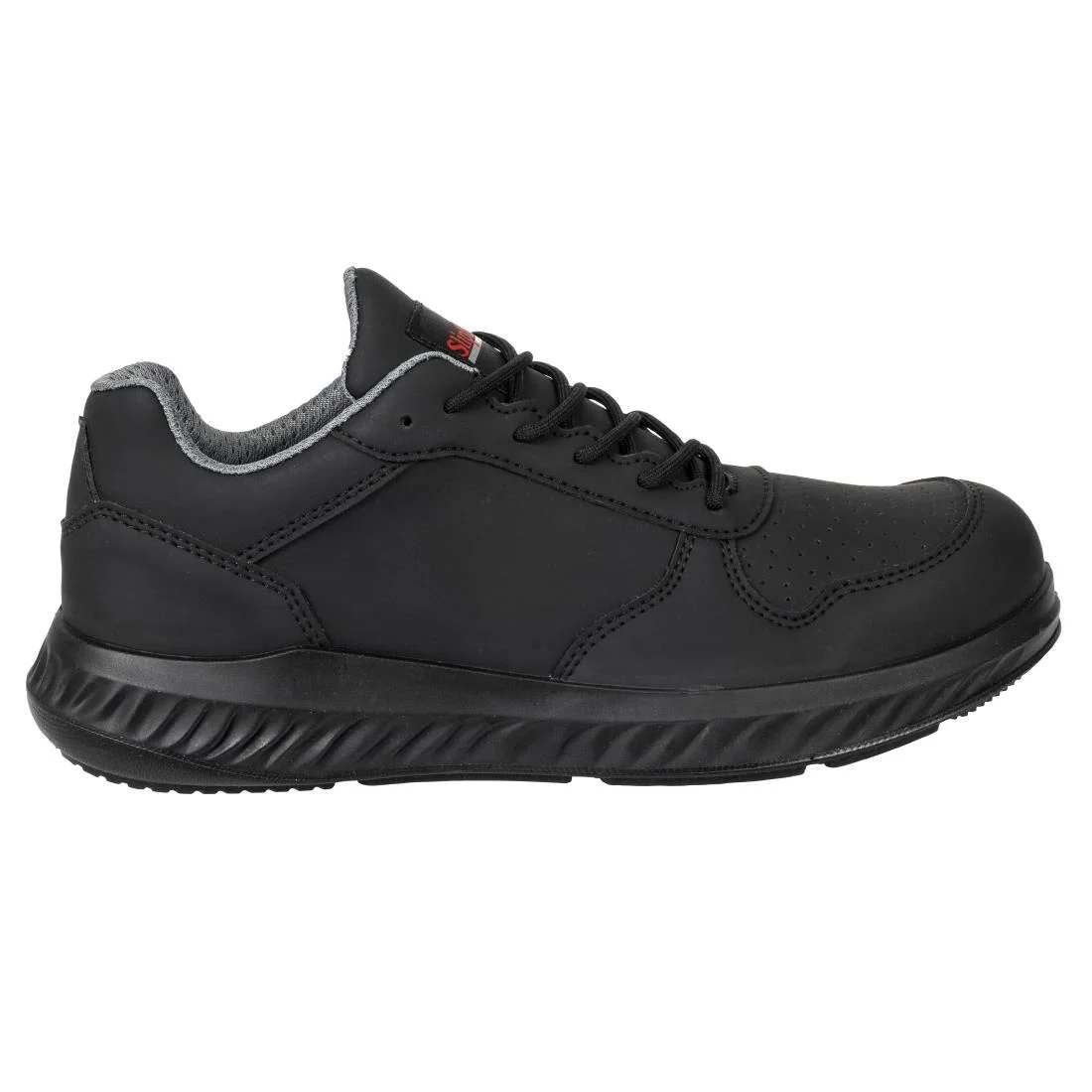 Slipbuster Recycled Microfibre Trainers Matte Black - Image 5