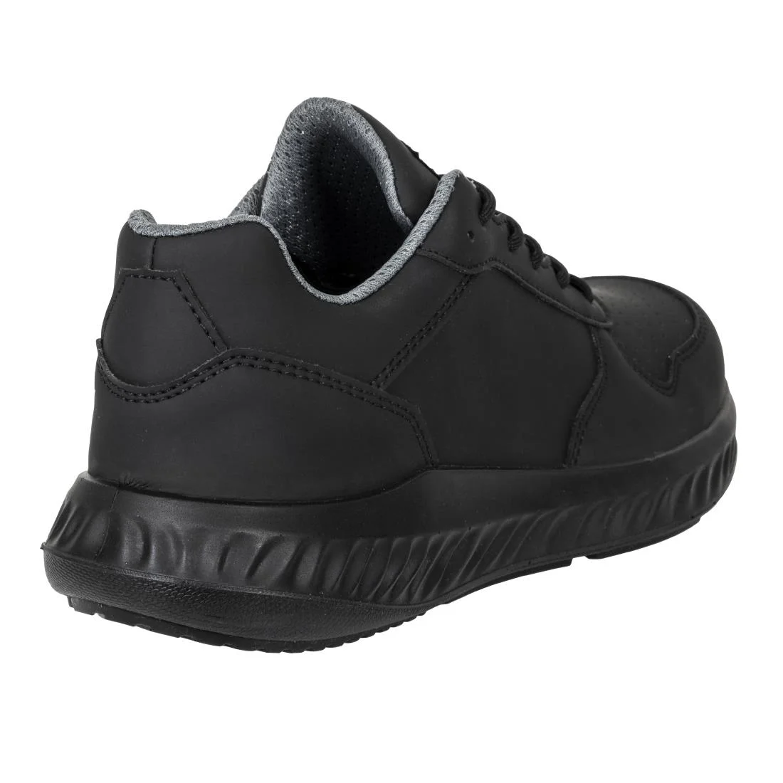 Slipbuster Recycled Microfibre Trainers Matte Black - Image 7