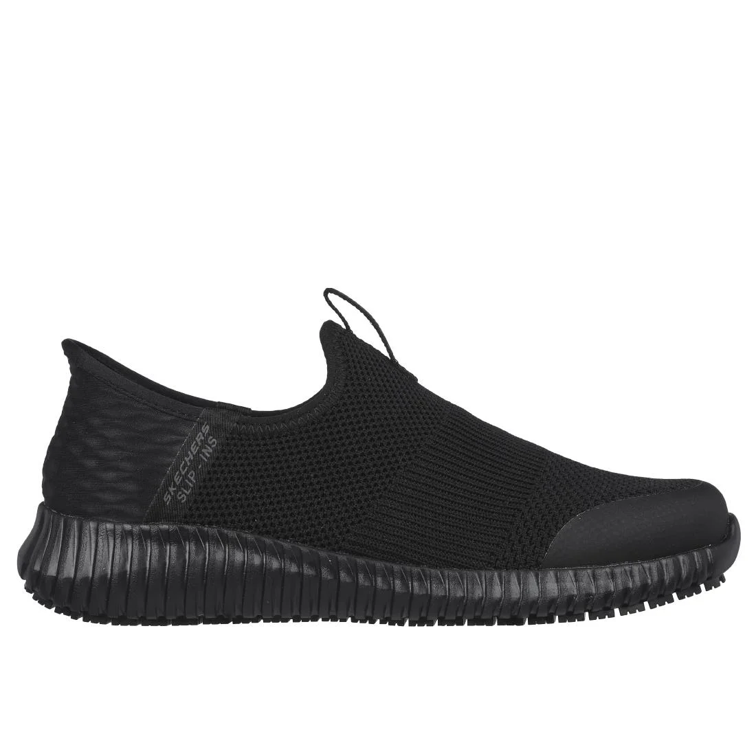 Skechers Womens Cessnock Slip In Shoes Black - Image 5