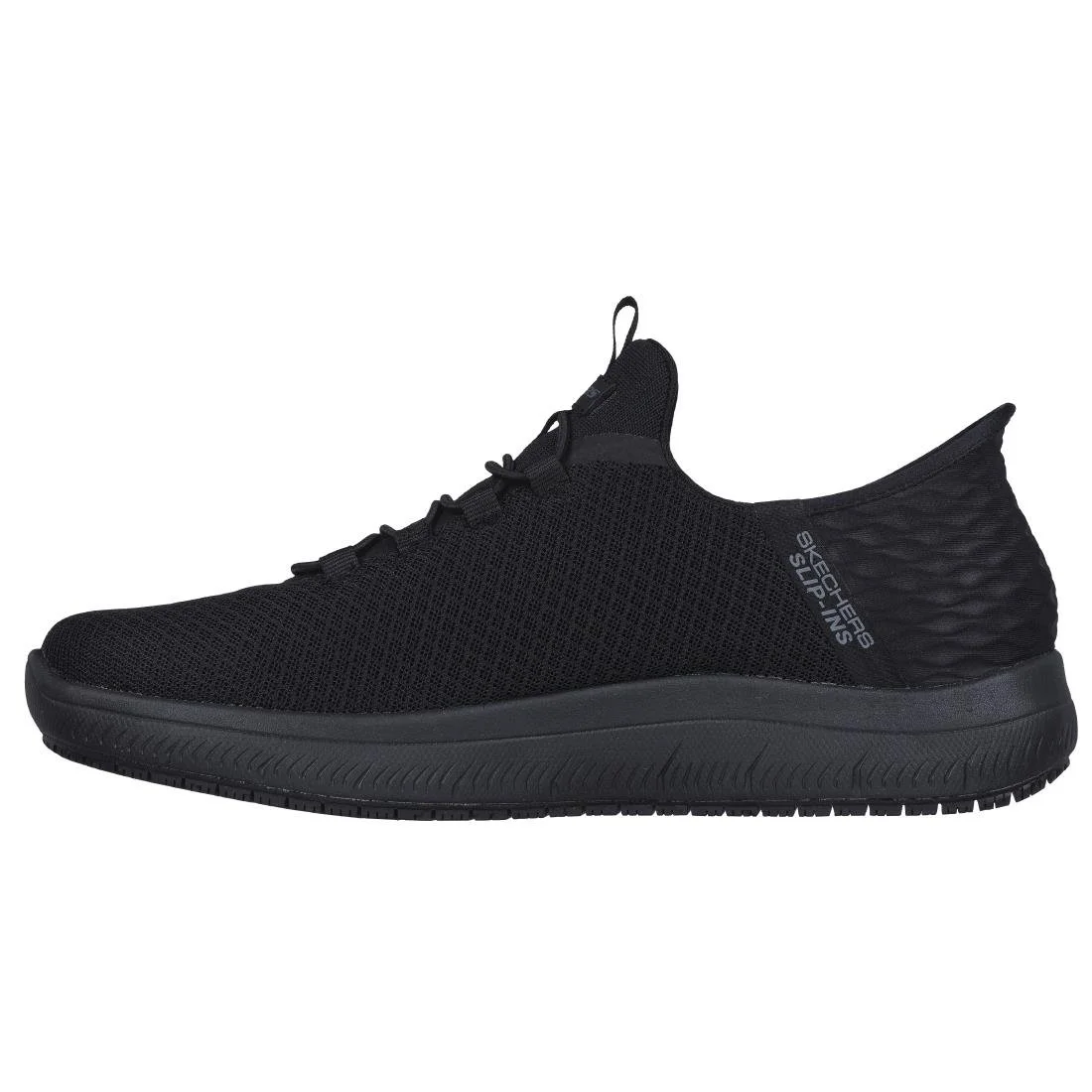 Skechers Mens Summit SR Slip Ins Black - Image 3
