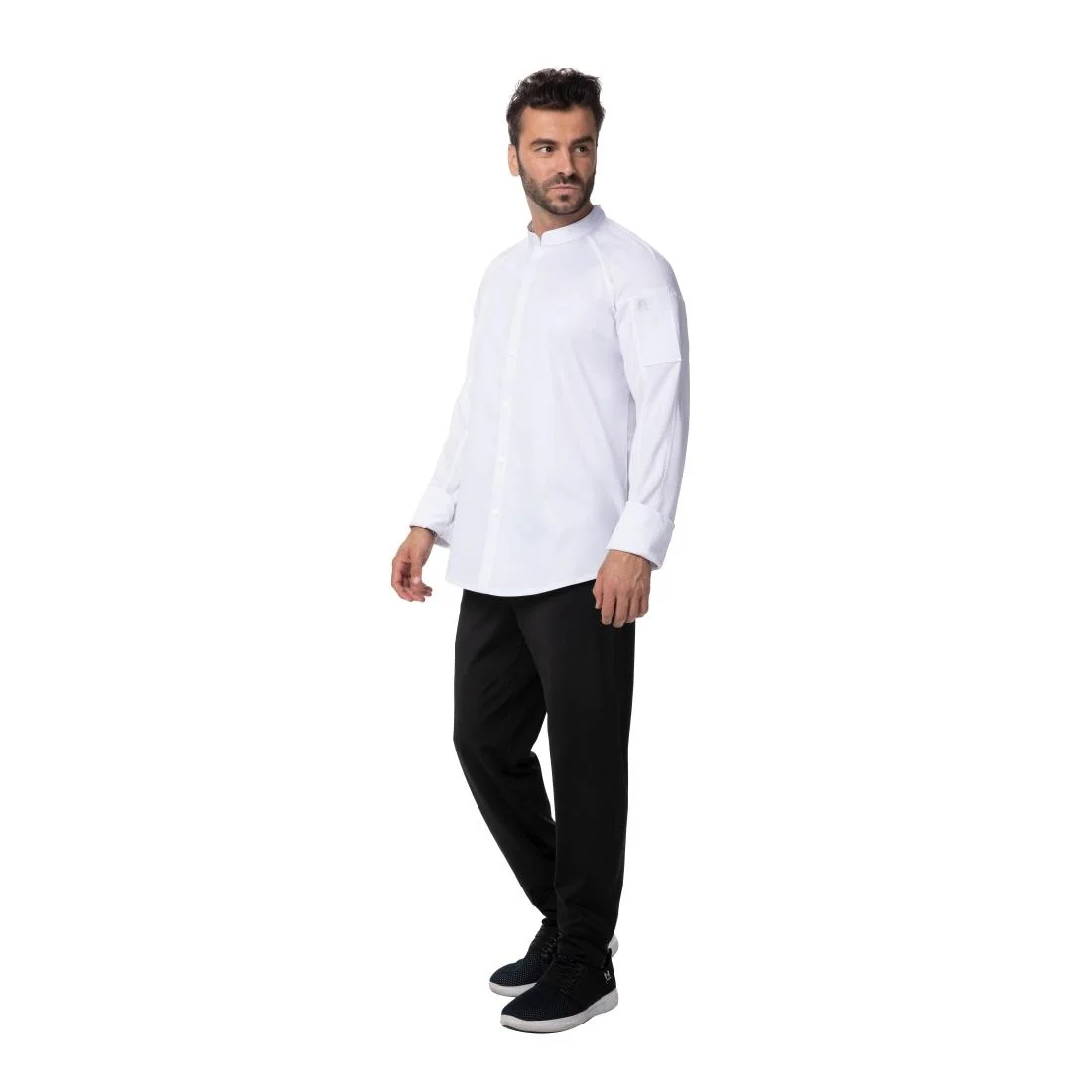 Chef Works Tulum Sustainable Chef Jacket White - Image 1