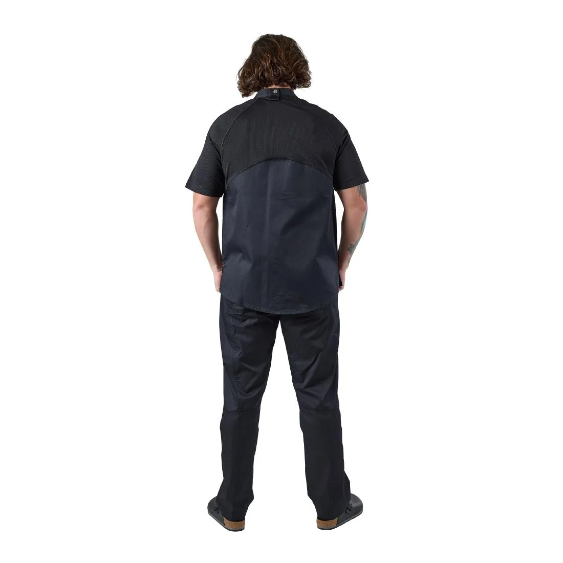 Chef Works Arcadia Sustainable Unisex Chef Jacket Black - Image 6