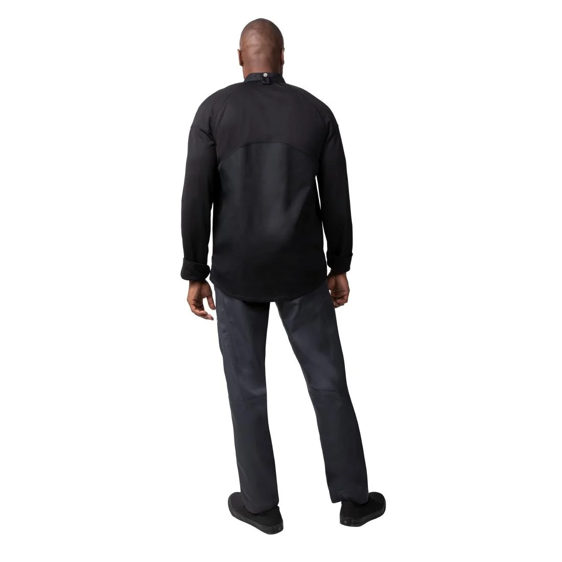 Chef Works Tulum Sustainable Chef Jacket Black - Image 2