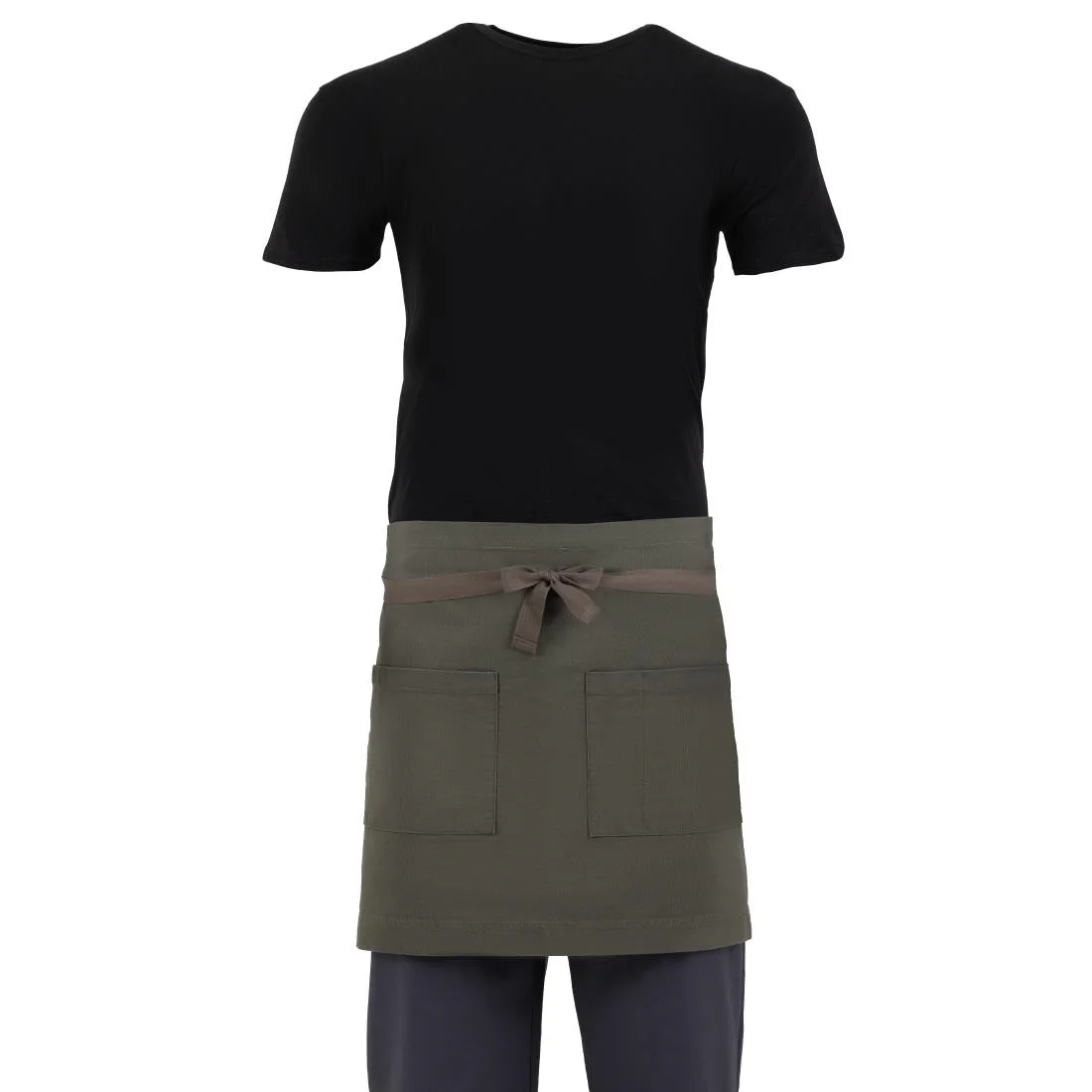 Southside Cotton Canvas Waist Apron Khaki - Image 4