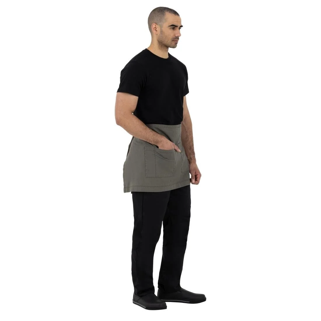 Southside Cotton Canvas Waist Apron Khaki - Image 11
