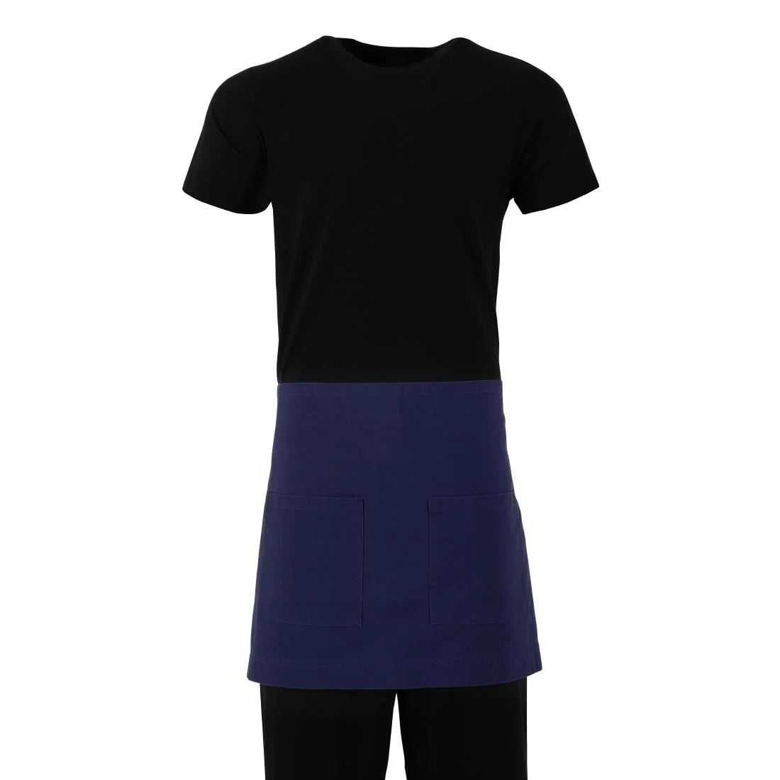 Southside Cotton Canvas Waist Apron Navy Blue