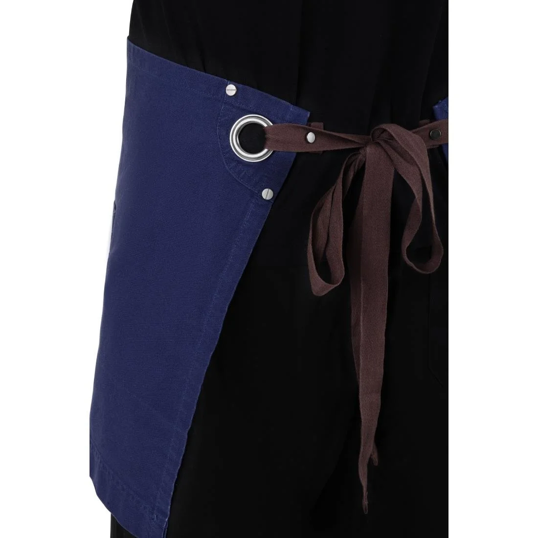 Southside Cotton Canvas Waist Apron Navy Blue - Image 3