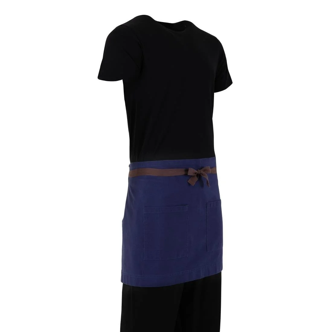 Southside Cotton Canvas Waist Apron Navy Blue - Image 5