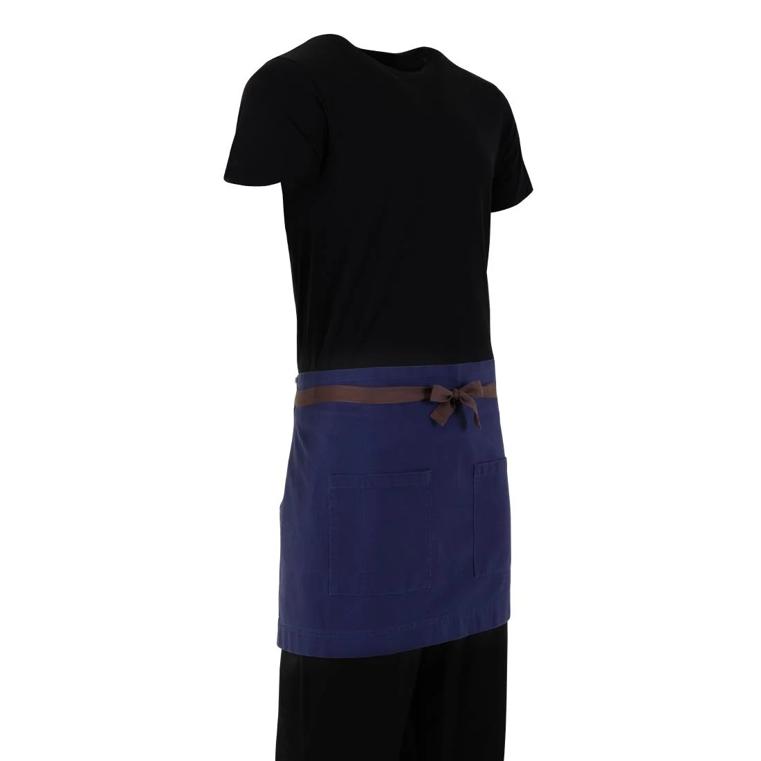 Southside Cotton Canvas Waist Apron Navy Blue - Image 4