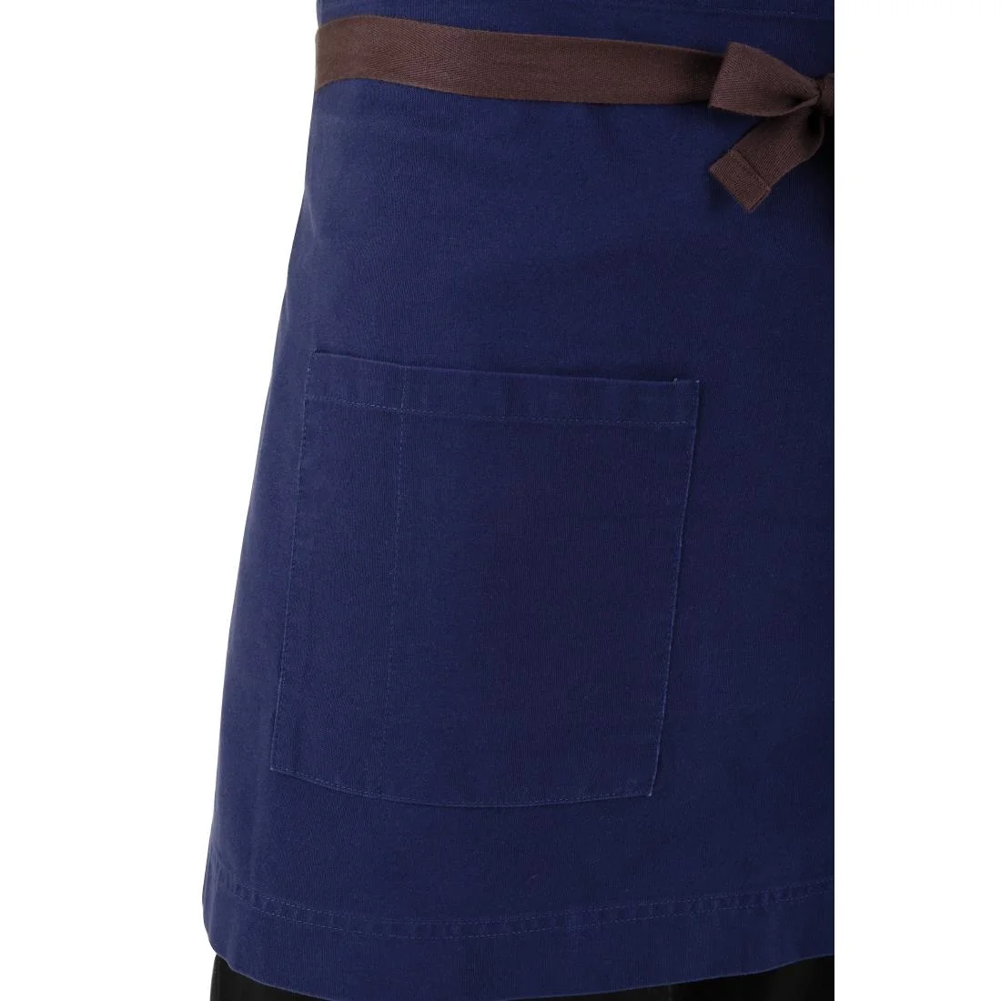 Southside Cotton Canvas Waist Apron Navy Blue - Image 6