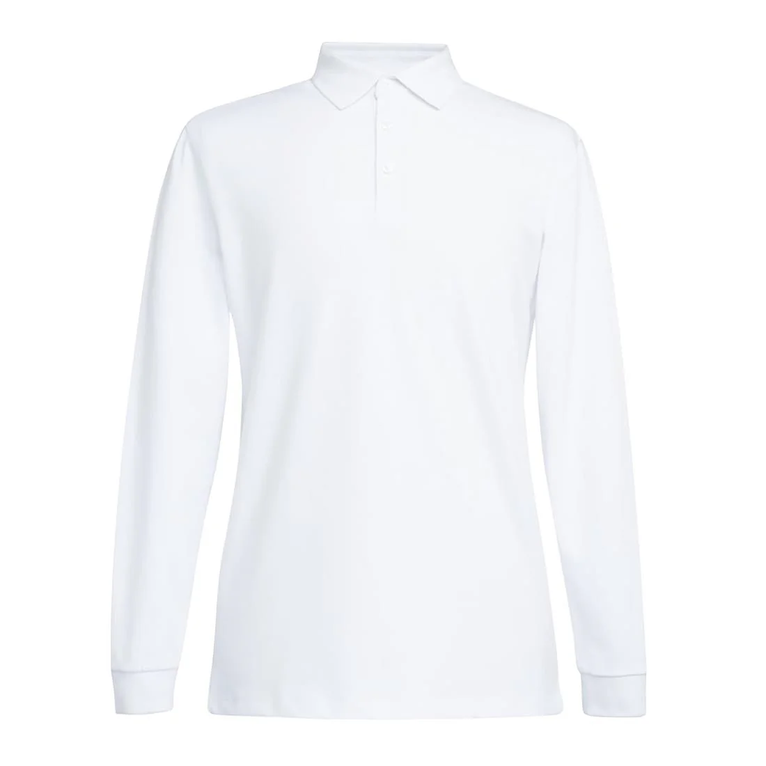 Brook Taverner Frederick Men's White Long Sleeve Polo