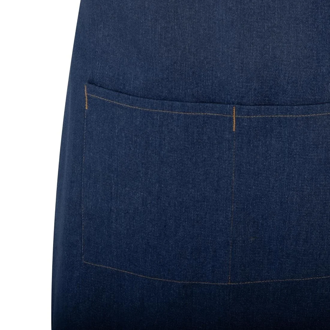 Southside Denim Short Bib Apron Blue - Image 6