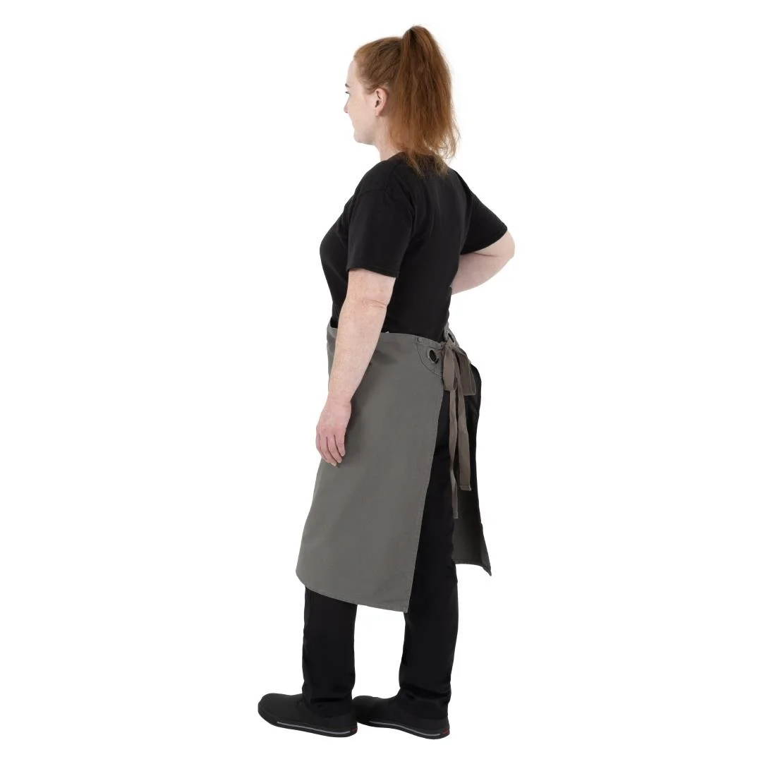 Southside Cotton Canvas Bistro Apron Khaki - Image 4