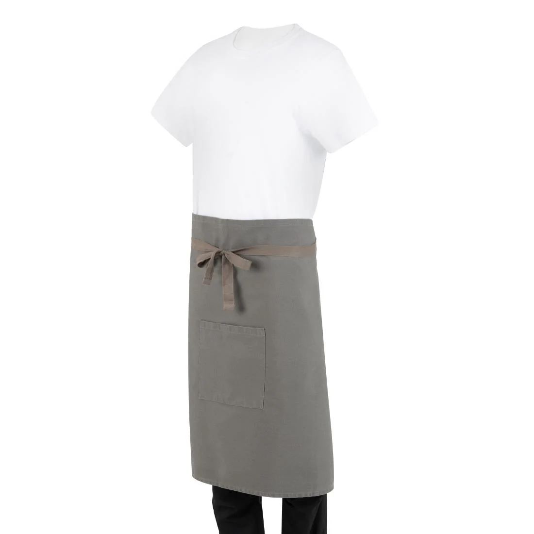 Southside Cotton Canvas Bistro Apron Khaki - Image 5
