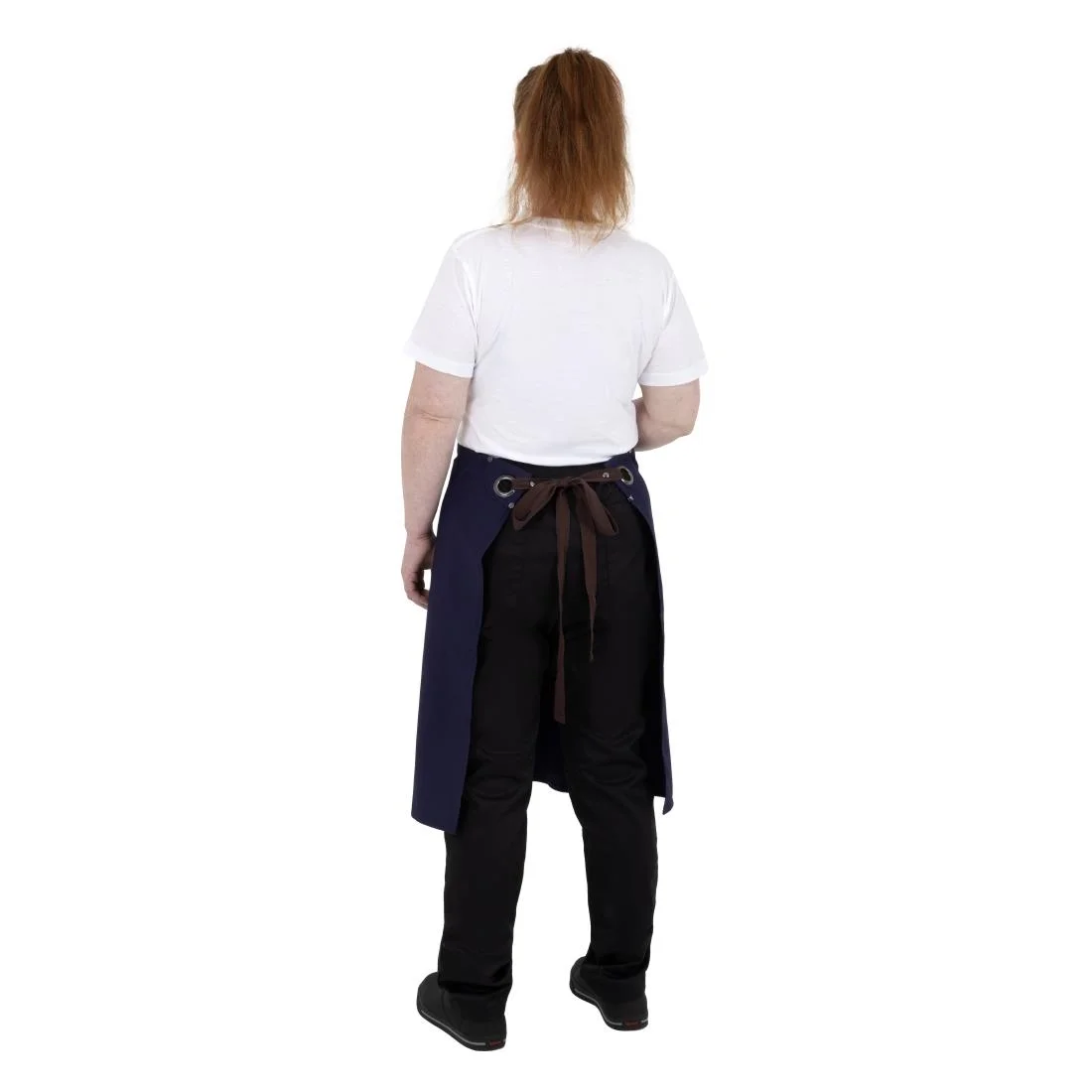 Southside Cotton Canvas Bistro Apron Navy Blue - Image 5