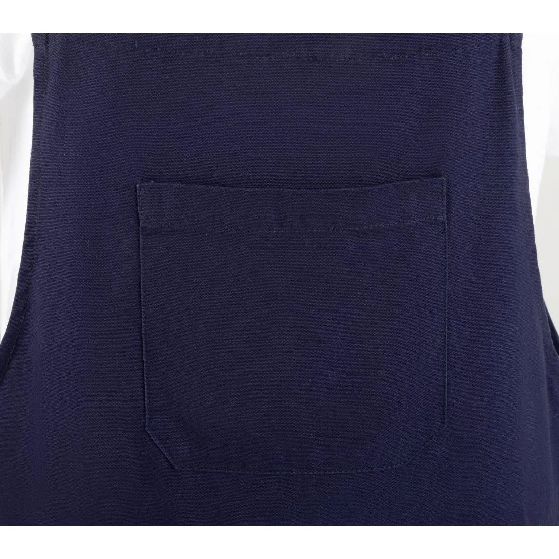 Southside Cotton Canvas Bib & Brace Dungarees Navy Blue - Image 9