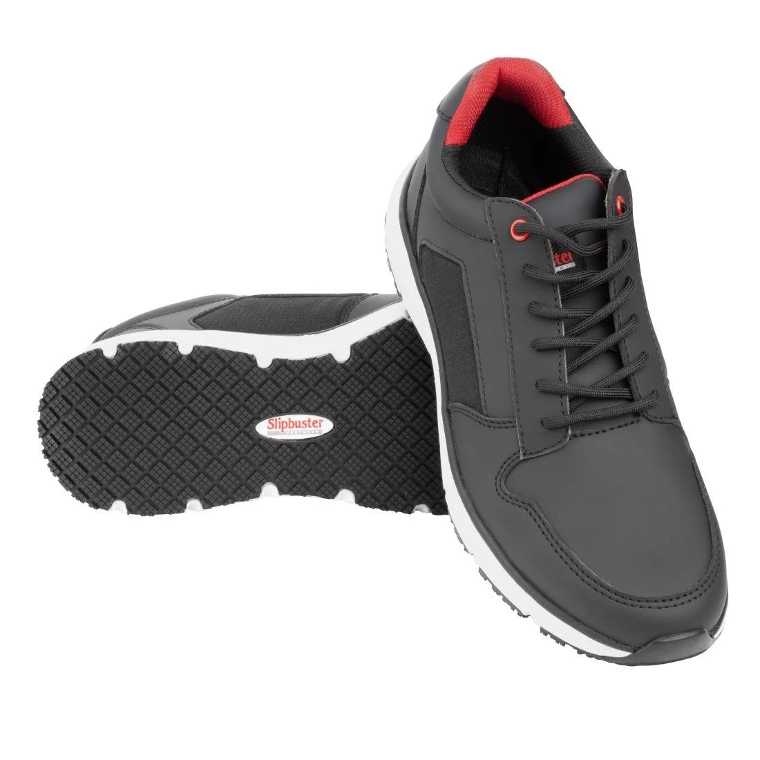 Slipbuster Veso Trainers Black/Red - Image 6