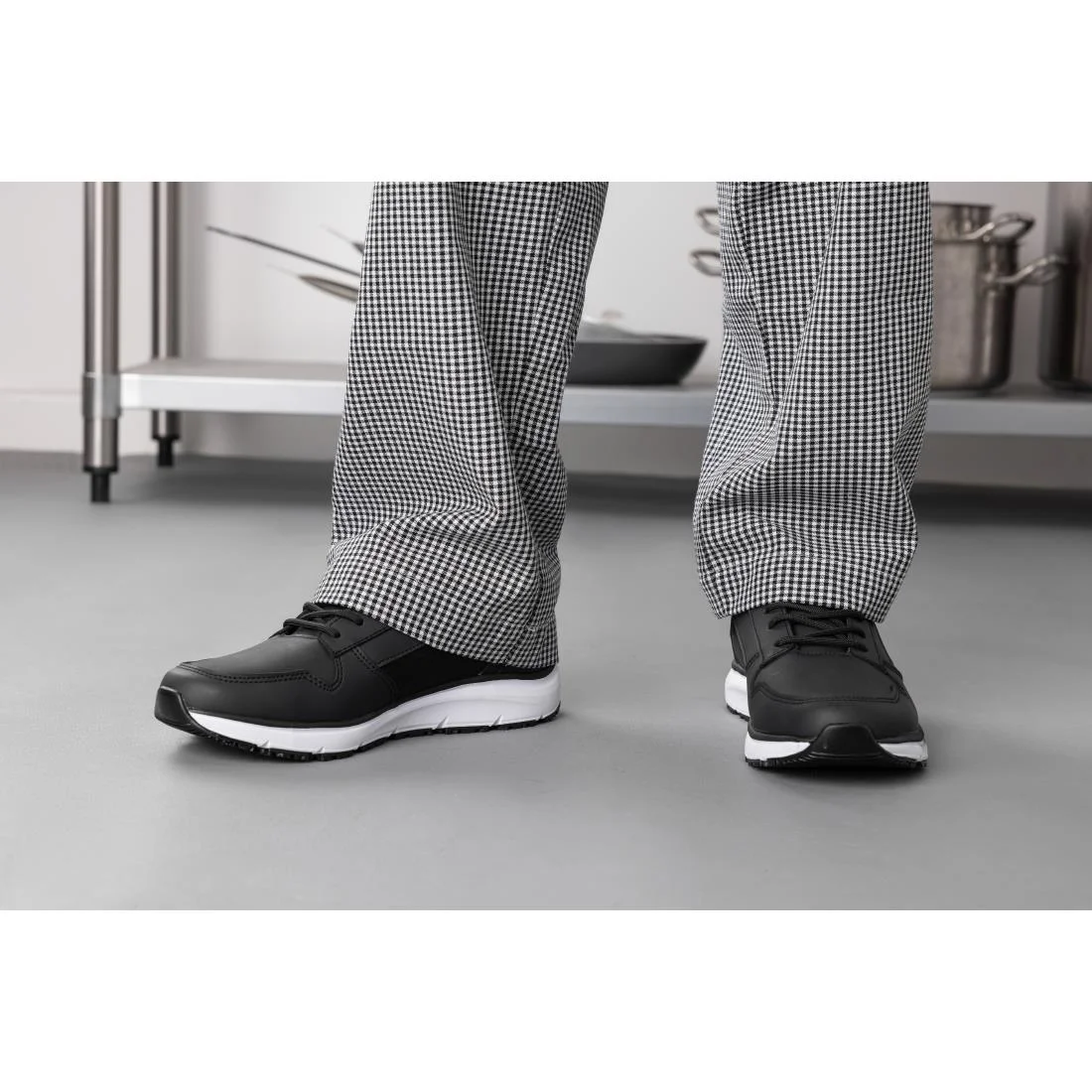 Slipbuster Veso Trainers Black/Red - Image 8