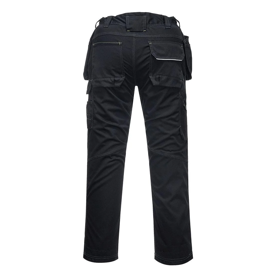 Portwest Black Holster Work Trousers - Image 2