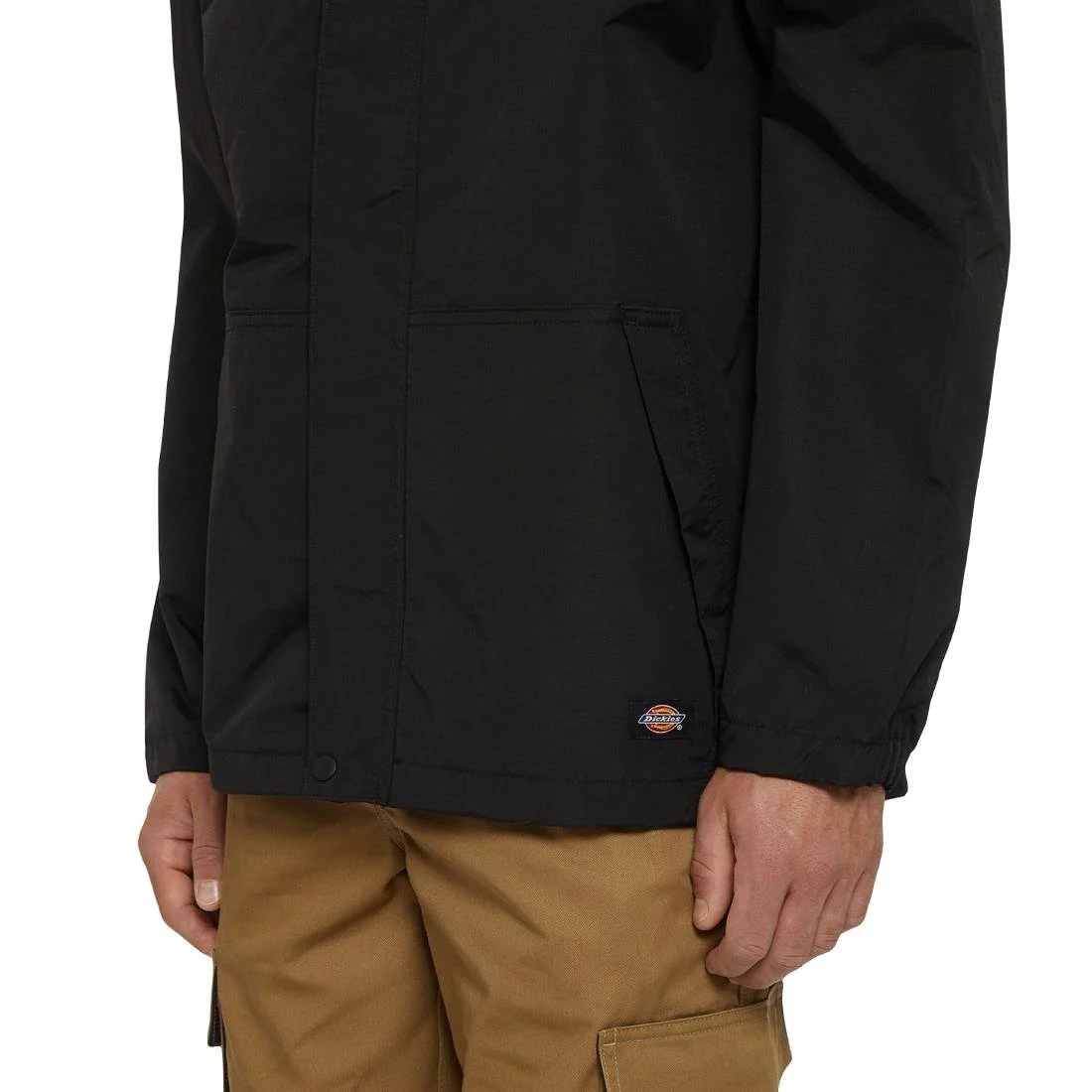 Dickies Waterproof Rain Jacket Black - Image 6