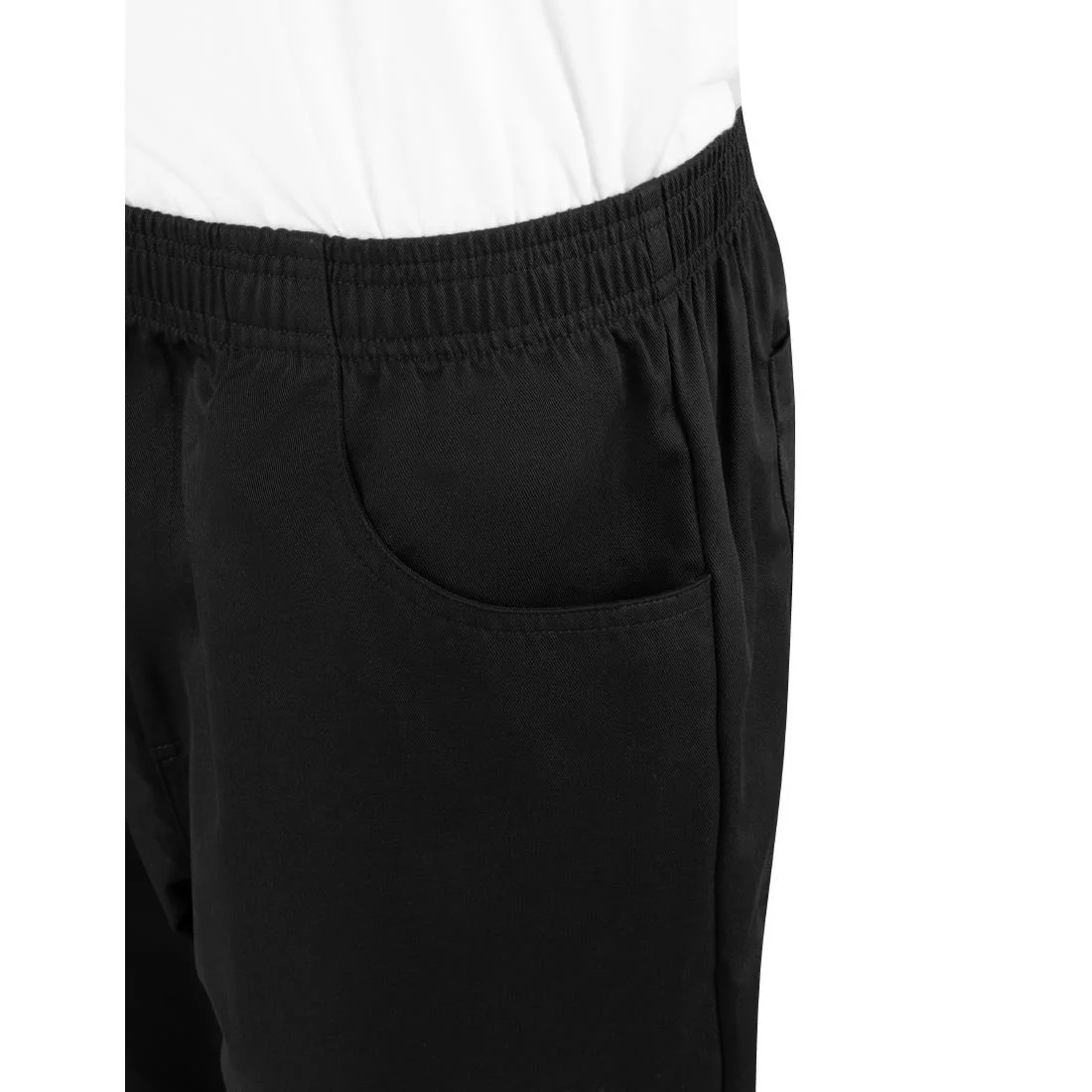 Southside Slim Fit Casual Unisex Trousers Black - Image 9