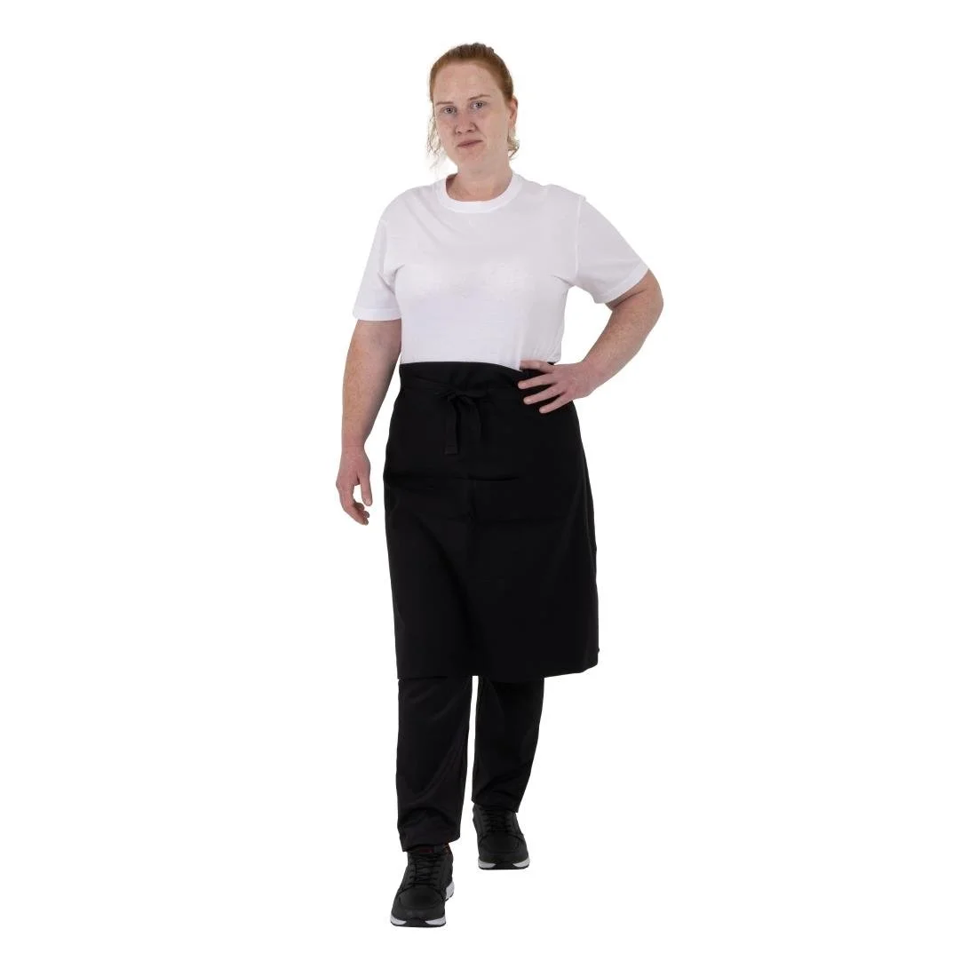 Southside Cotton Canvas Bistro Apron Black - Image 2