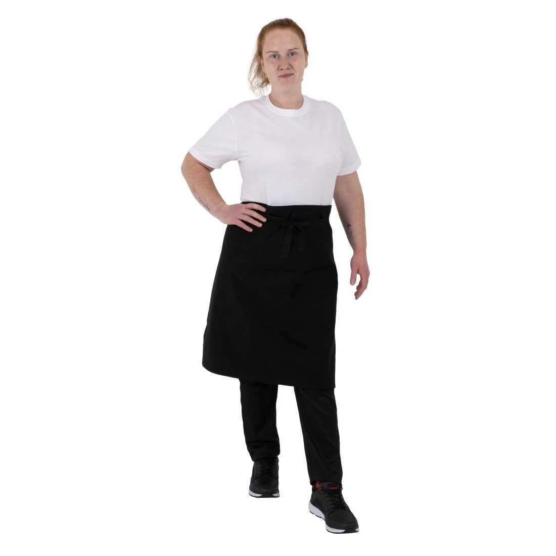 Southside Cotton Canvas Bistro Apron Black - Image 3