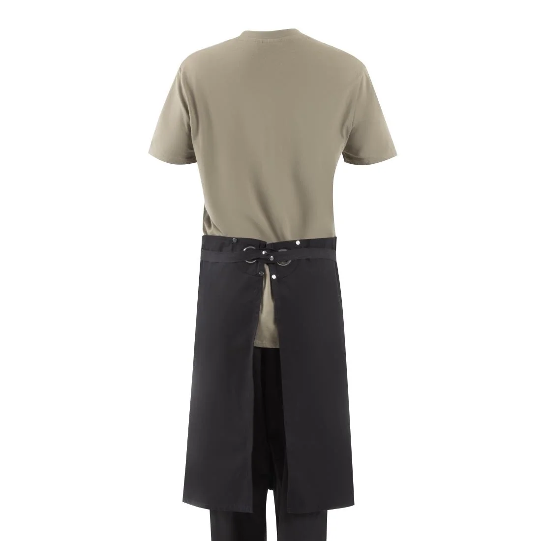 Southside Cotton Canvas Bistro Apron Black - Image 6