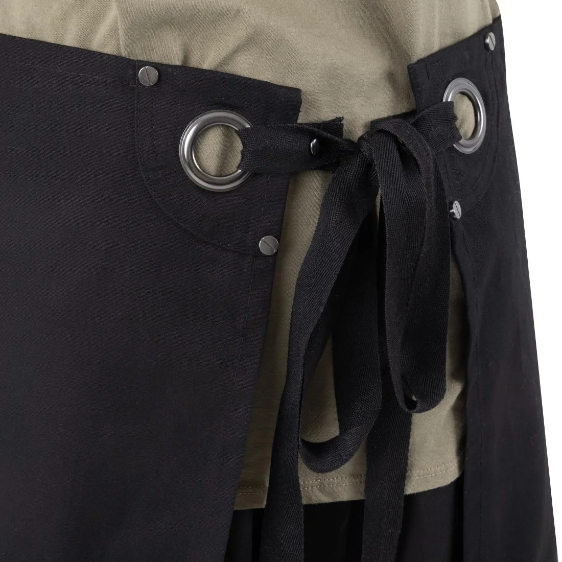 Southside Cotton Canvas Bistro Apron Black - Image 8