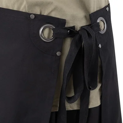Southside Cotton Canvas Waist Apron Black - Image 10