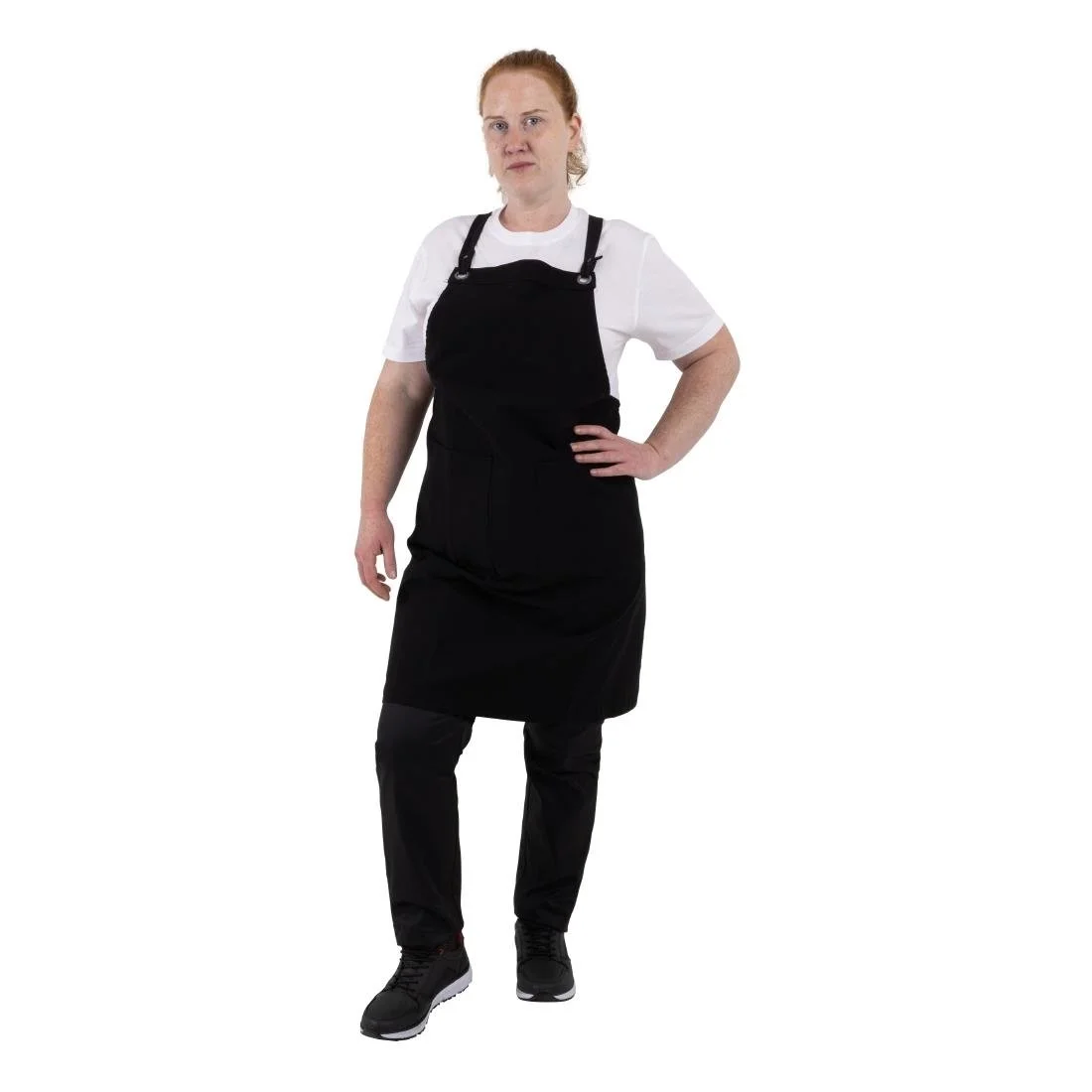 Southside Cotton Canvas Bib Apron Black - Image 2