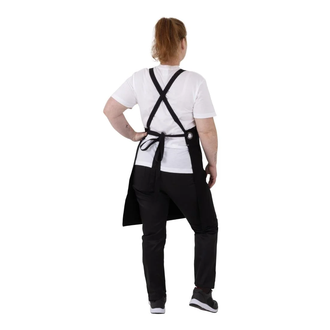 Southside Cotton Canvas Bib Apron Black - Image 4