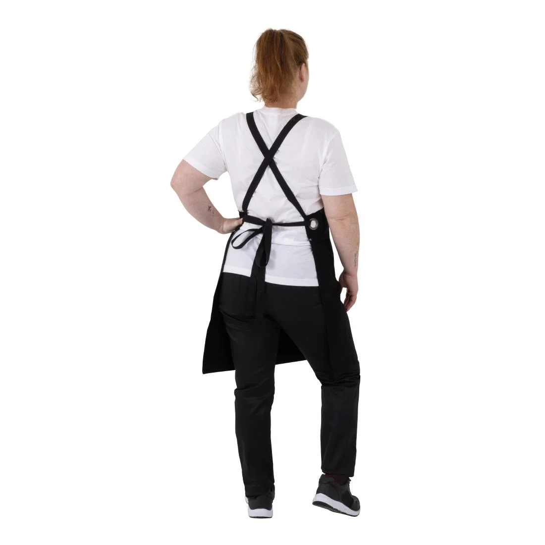 Southside Cotton Canvas Bib Apron Black - Image 3