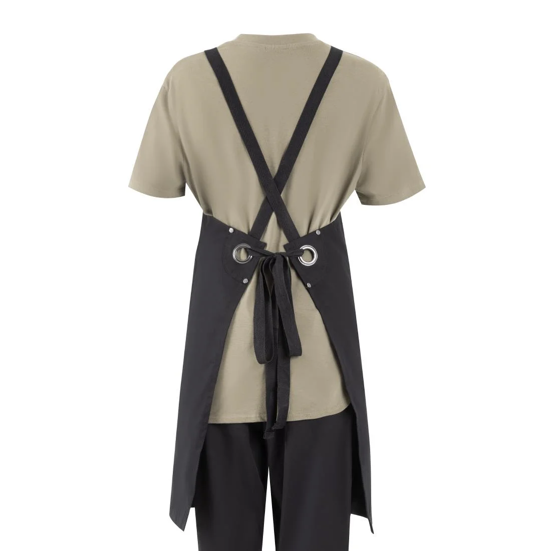 Southside Cotton Canvas Bib Apron Black - Image 6