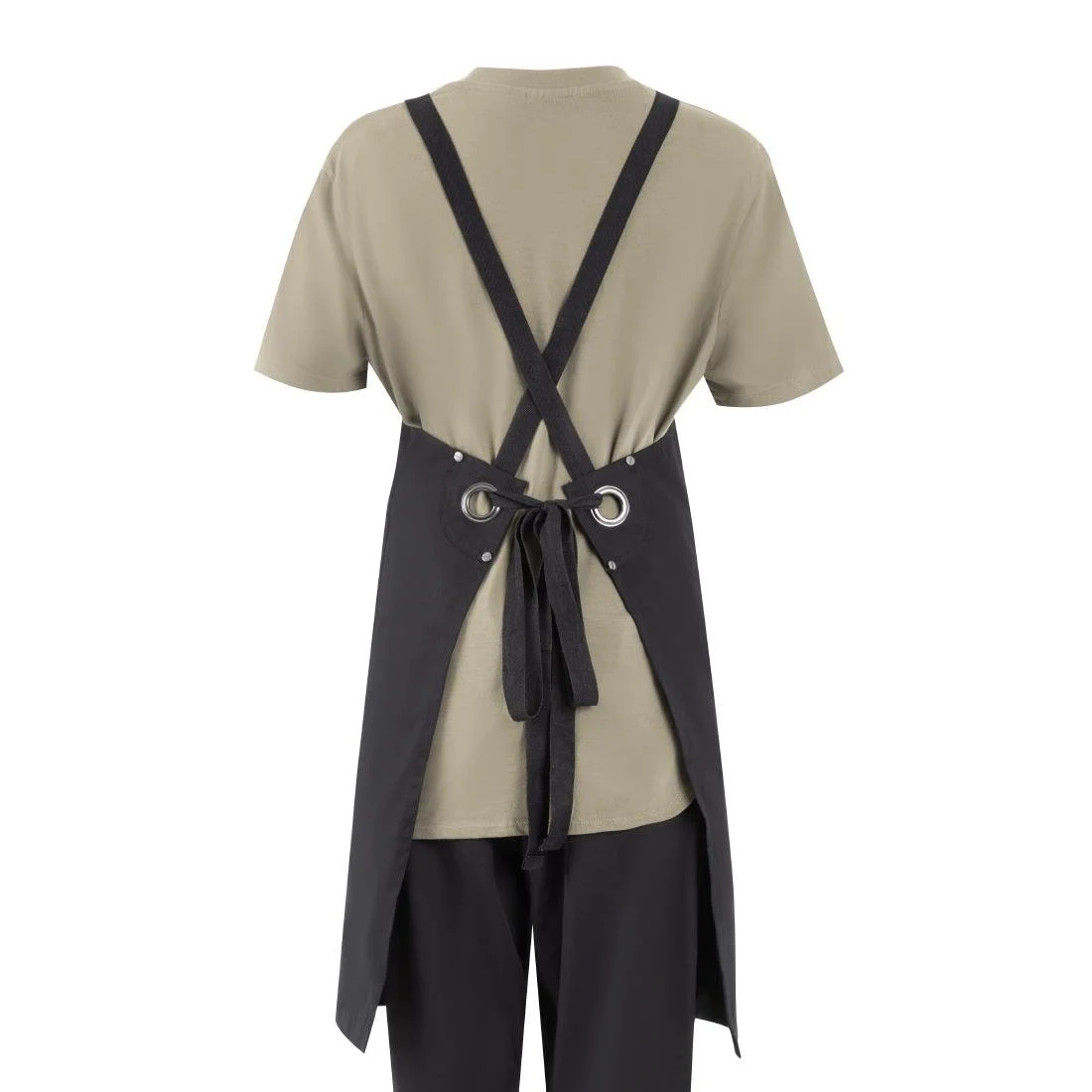 Southside Cotton Canvas Bib Apron Black - Image 7