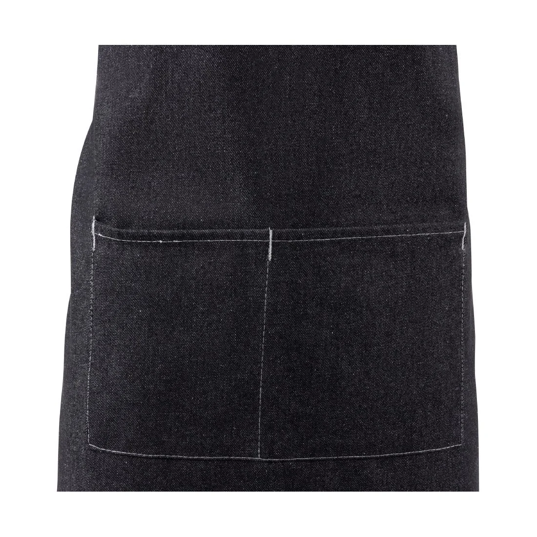 Southside X-Cross Back Bib Apron Denim Black - Image 18