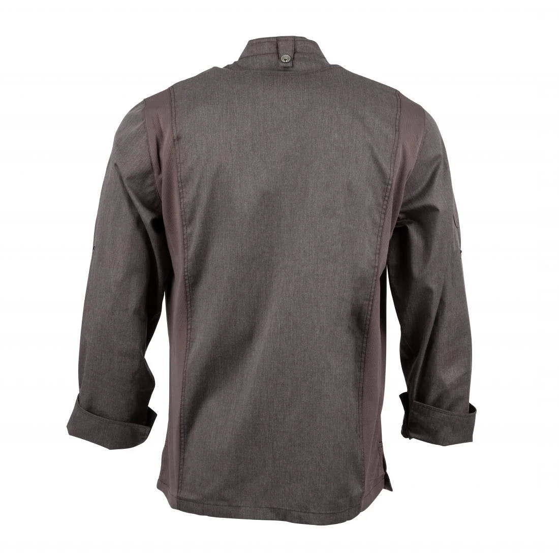 Chef Works Hartford Unisex Chef Jacket Graphite - Image 5