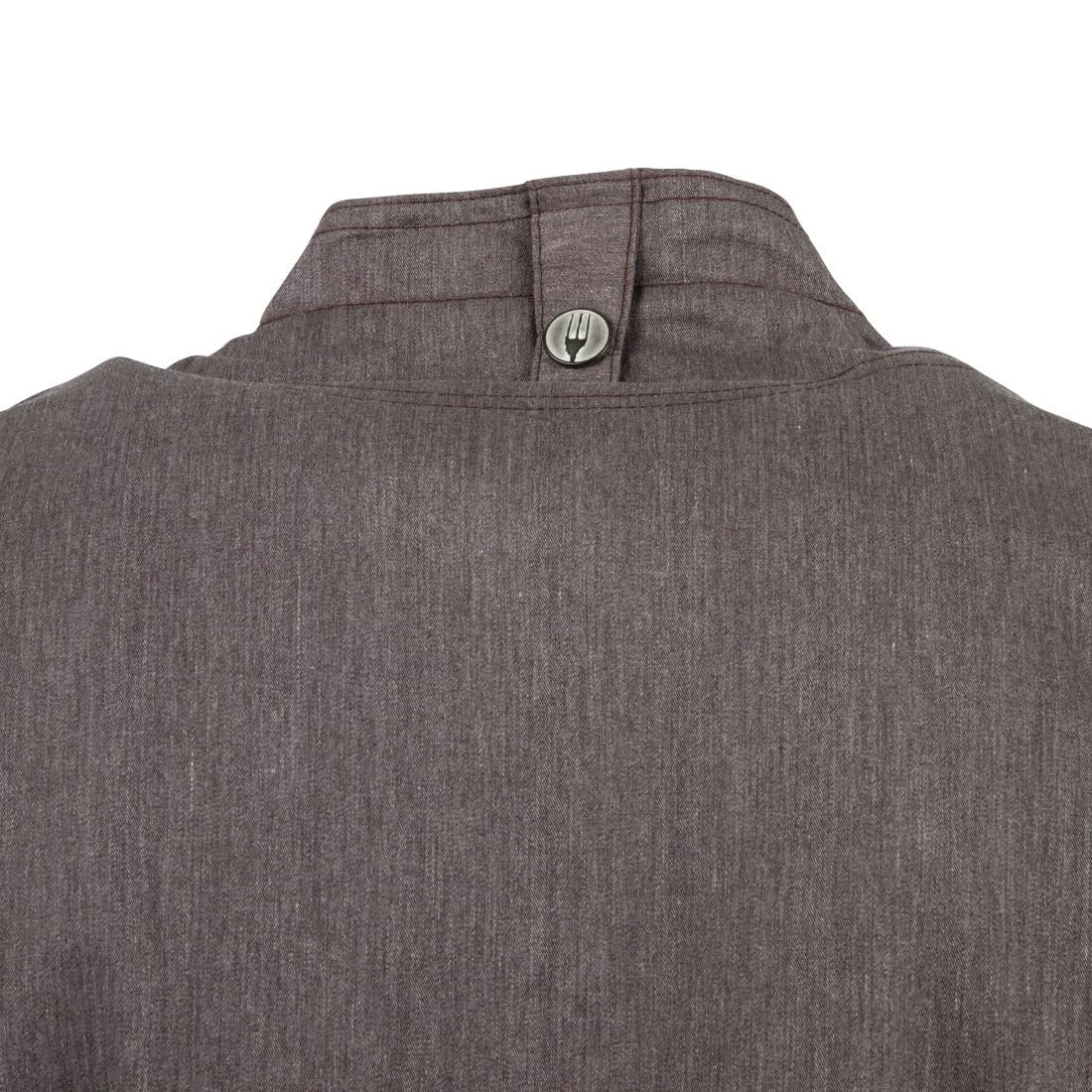 Chef Works Urban Hartford Lightweight Zipper Chefs Jacket Graphite - Image 4