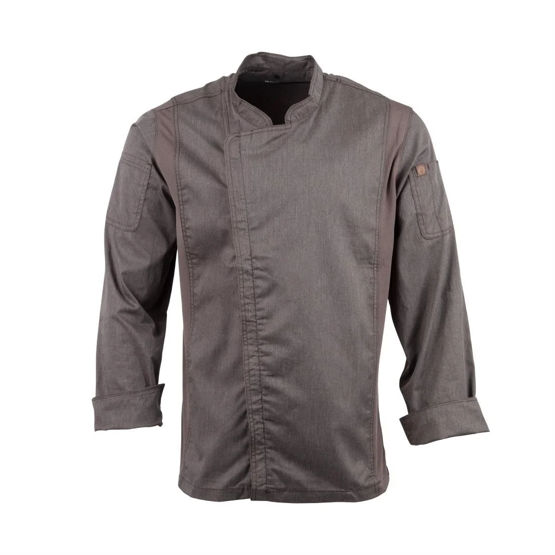 Chef Works Hartford Unisex Chef Jacket Graphite - Image 11