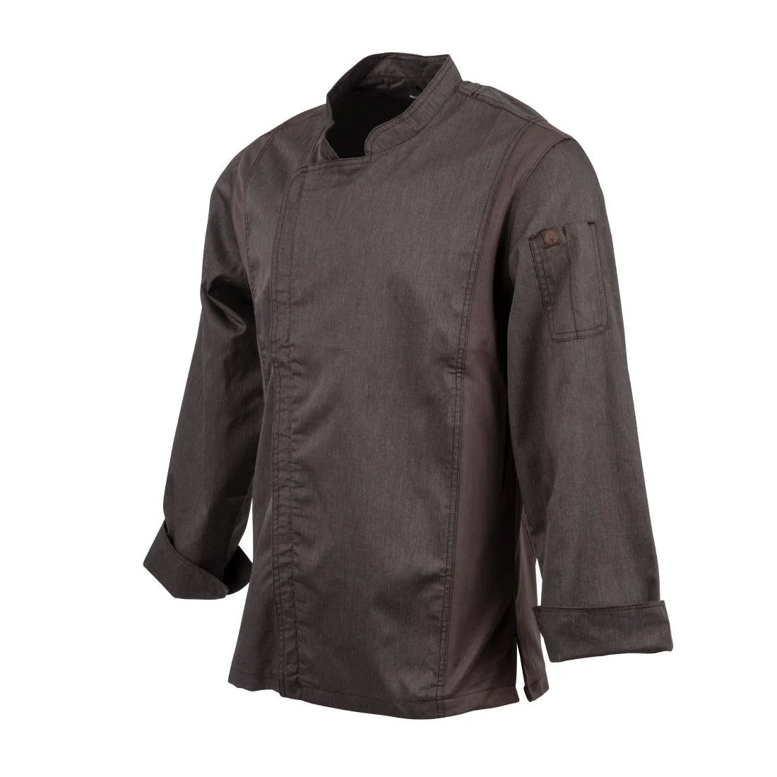 Chef Works Hartford Unisex Chef Jacket Graphite - Image 13
