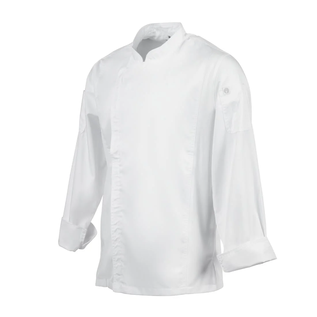 Chef Works Unisex Hartford Chef Jacket White - Image 5