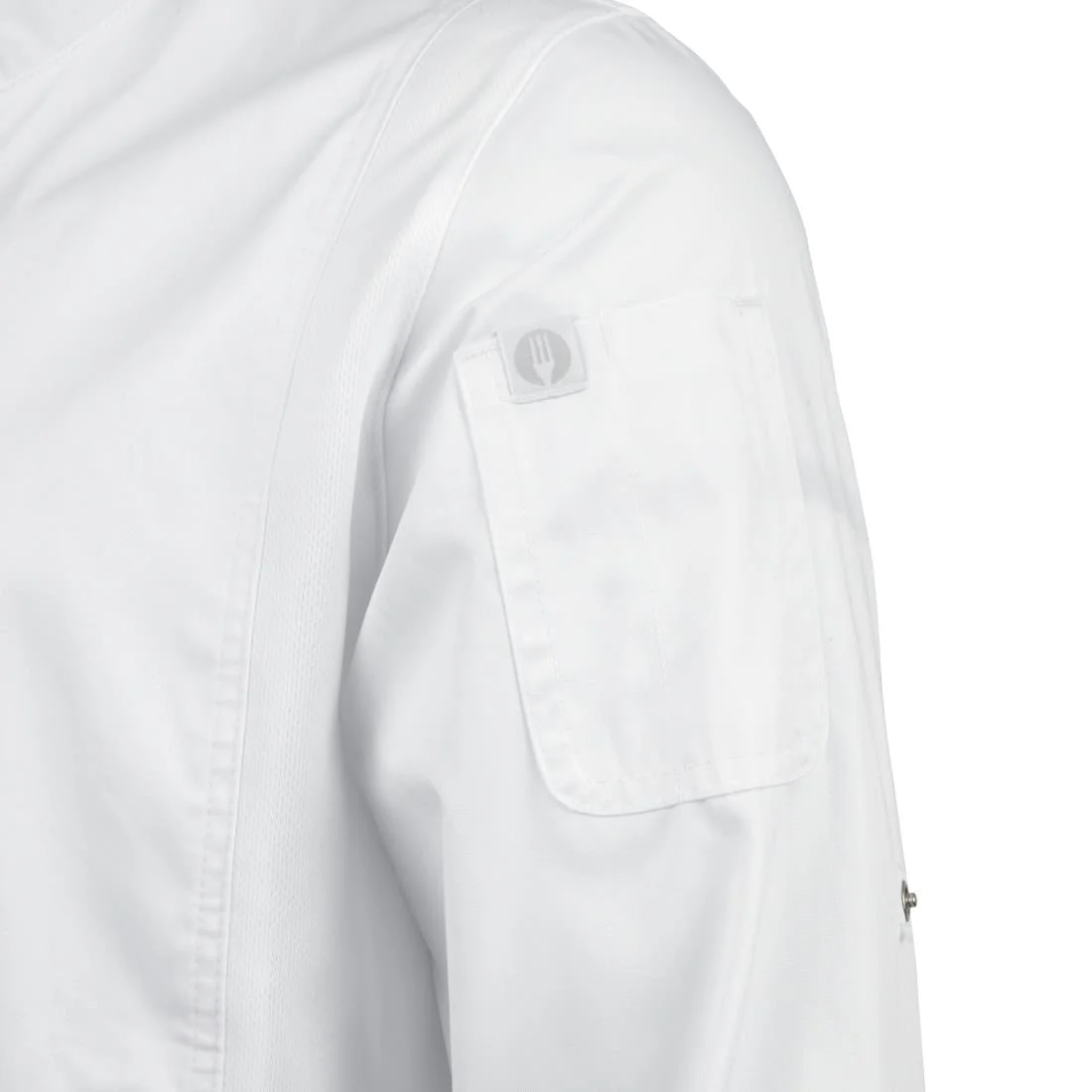 Chef Works Unisex Hartford Chef Jacket White - Image 6